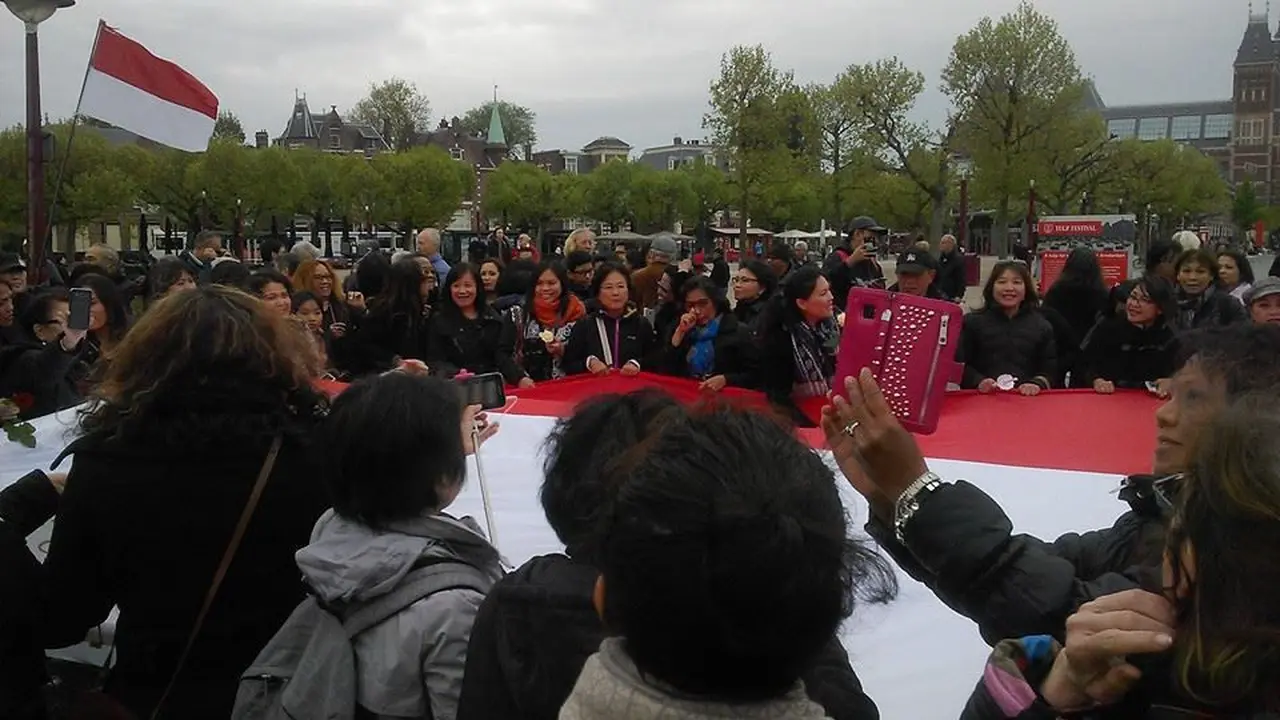 Aksi WNI di Museumplein, Amsterdam