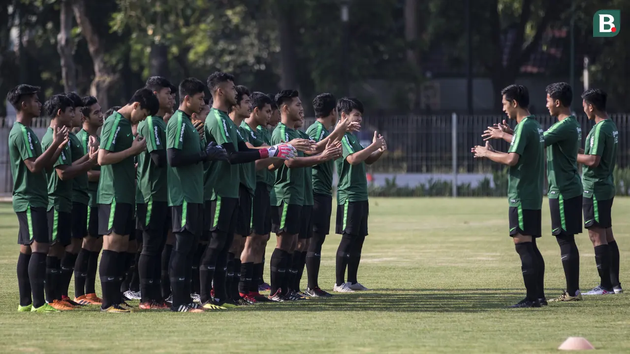 Latihan Timnas Indonesia U-19