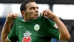 Wolfsburg's Turkish striker Mahir Saglik celebrates after scoring the 2-2 against Bochum during their Bundesliga football match against VfL Bochum 1848 at the rewirpower stadium in Bochum on August 24, 2008. AFP PHOTO DDP/SASCHA SCHUERMANN
