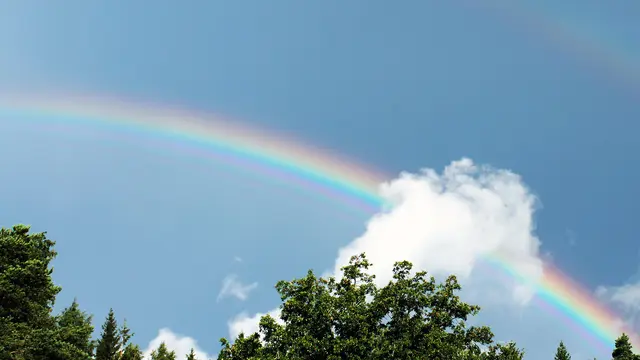 Ilustrasi pelangi. (Unsplash)