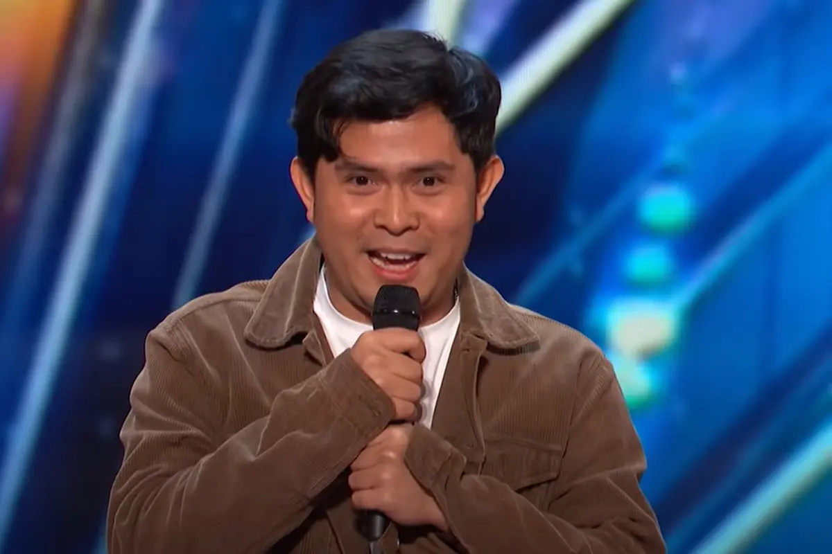 Cakra Khan di panggung America's Got Talent 2023.( Foto: Tangkapan Layar Youtube America's Got Talent)