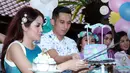 Dari pernikahannya, pasangan ini telah dikaruniai seorang anak laki-laki yang diberinama Abhirama Danendra Harsono. (Deki Prayoga/Bintang.com)