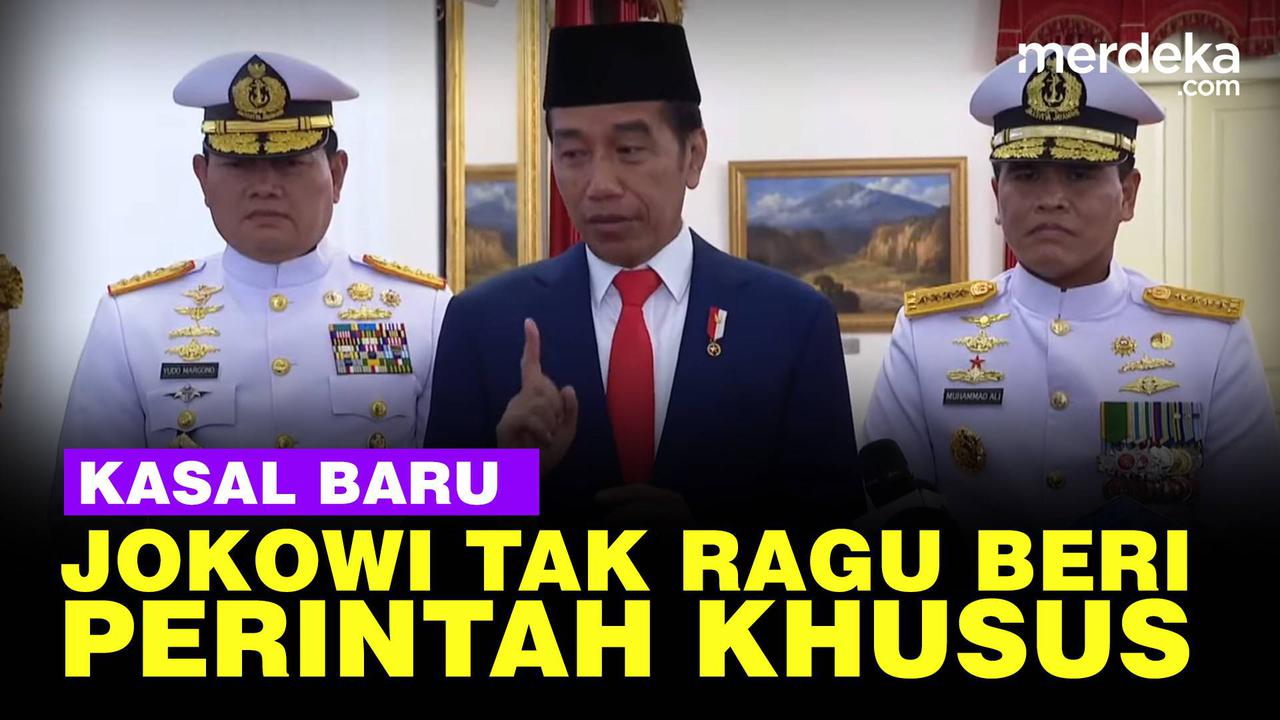 VIDEO: Perintah Tegas Presiden Jokowi untuk Kasal Muhammad Ali: Jaga Perbatasan Laut