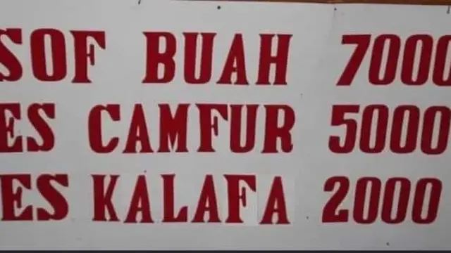 6 Potret Tulisan Nyeleneh di Menu Makanan, Bikin Gagal Paham