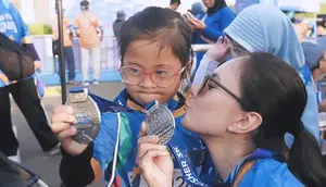 Wulan Guritno Marathon 3k Bareng Anak Disabilitas, Bagikan Pesan Menyentuh