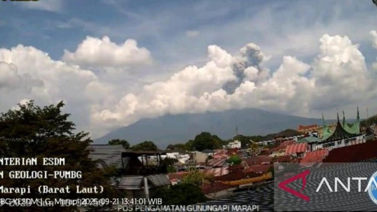 Fakta Erupsi Gunung Marapi: Kolom Abu Setinggi 1.000 Meter, Warga Agam Kaget Dengar Ledakan Dahsyat