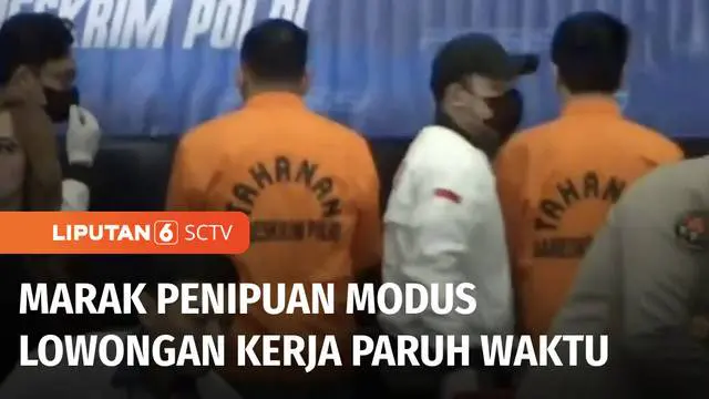 Hati-Hati jika Anda menerima pesan Whatsapp atau Telegram berisi lowongan kerja paruh waktu, jangan-jangan pesan itu berasal dari jaringan scam atau penipuan online. Direktorat Siber Bareskrim Polri mengungkap jaringan penipuan online internasional y...