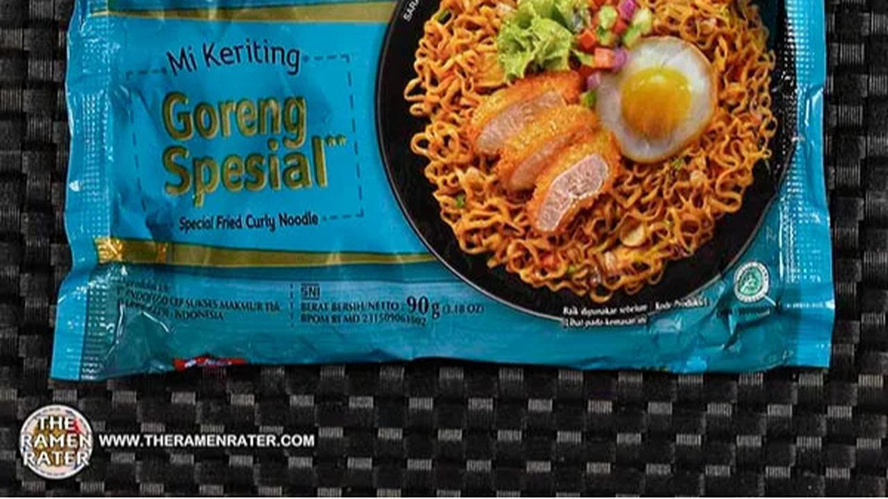 Ilustrasi Indomie Mi Instan Mi Keriting Goreng Spesial