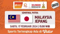 Saksikan Seluruh Pertandingan Badminton Asia Team Championship 2024 Semifinal dan Final di Vidio. (Sumber: dok. vidio.com)