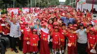 PT Unilever Indonesia melalui Lifebuoy menggelar kegiatan Berbagi Tangan Sehat di Global Handwashing Day (Hari Cuci Tangan Sedunia).