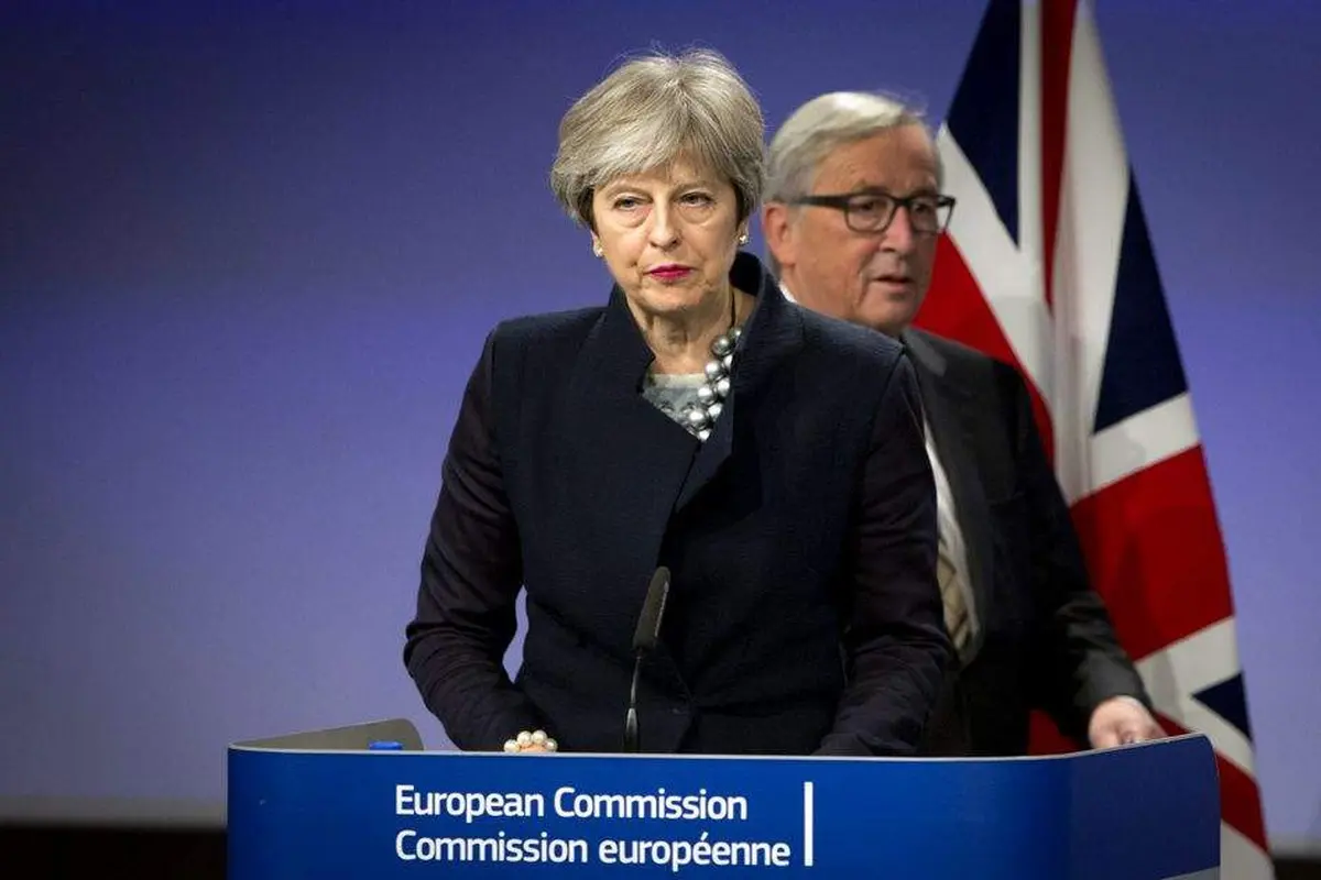 Perdana Menteri Inggris Theresa May berbicara di hadapan Uni Eropa (AP/Virginia Mayo)