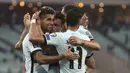Timnas Portugal sukses mencuri poin penuh dari lawatannya ke markas Azerbaijan pada laga keenam grup A kualifikasi Piala Dunia 2022 zona Eropa. (Foto: AP/Aziz Karimov)