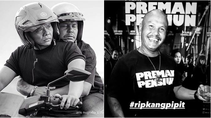 Kang Pipit Preman Pensiun dengan para pemain (Sumber: Instagram/arisnugraha_anpfilms)