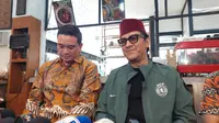 Andre Taulany saat menjelaskan ihwal perceraiannya dengan Rien Wartia