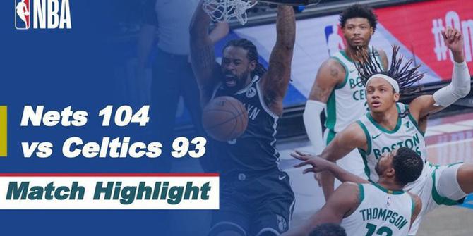 VIDEO: Highlights NBA Playoffs, Brooklyn Nets Menang 104-93 atas Boston Celtics di Game 1