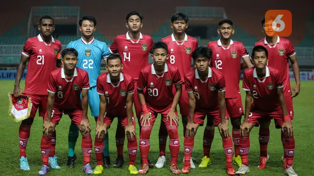 Starting line-up Timnas Indonesia U-17 Vs Guam U-17
