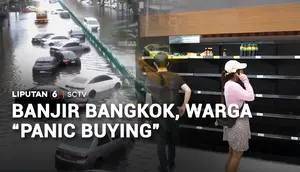 Banjir Bangkok, Warga "Panic Buying"