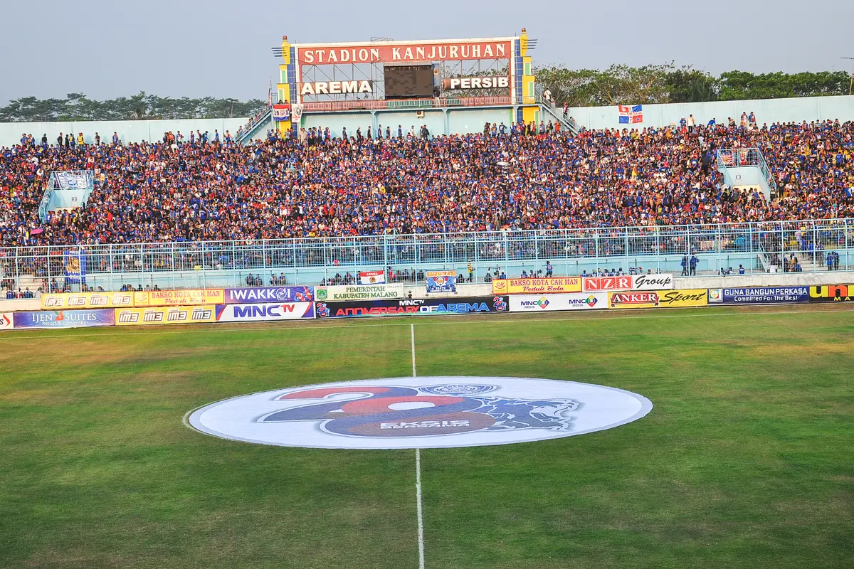 Suasana Stadion Kanjuruhan