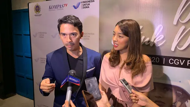 Nadia Soekarno bersama dengan Lionil Hendrik sebagai pemeran utama dalam web series "Damai Untuk Damai."