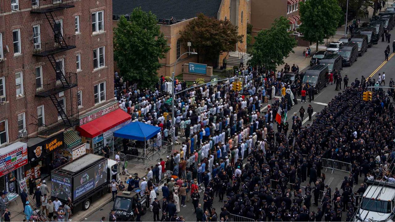 FOTO: Penghormatan Terakhir untuk Didarul Islam, Polisi Muslim New York yang Gugur Saat Penembakan Massal