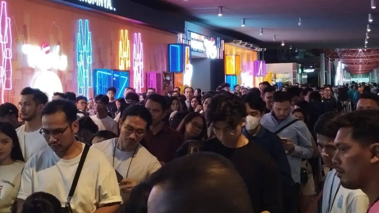 Para pengunjung Java Jazz 2024