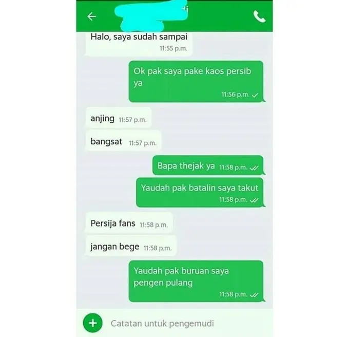 10 Potret Chat Ojol Dengan Penumpang Yang Sukses Bikin Cekikikan Emang