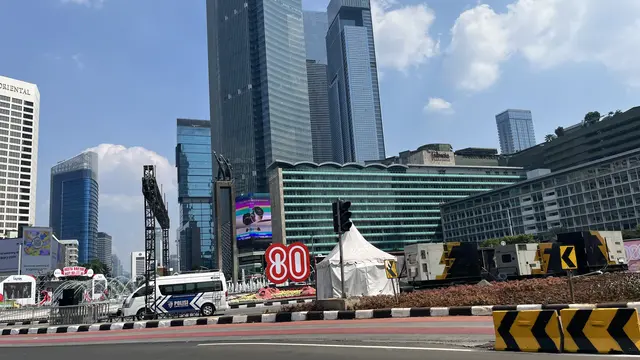 Bundaran HI (Liputan6.com/Muhammad Radityo Priyasmoro)