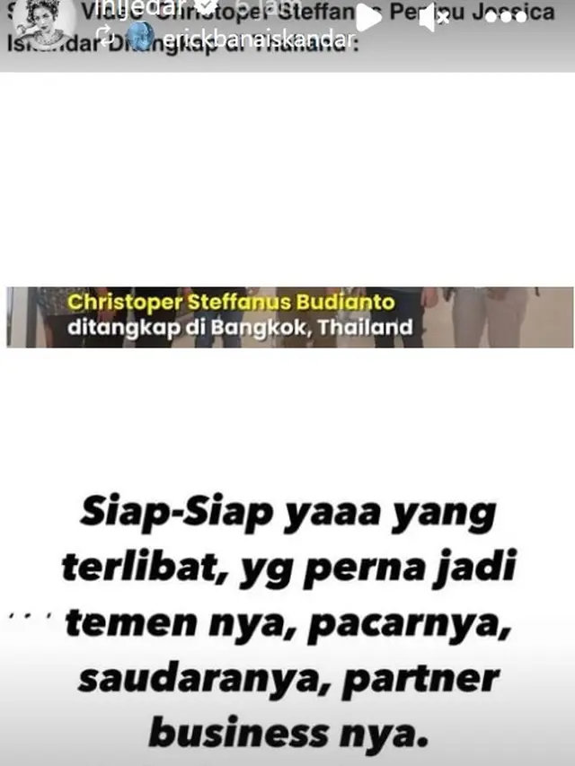 Peringatan Jessica Iskandar untuk Kerabat Steven