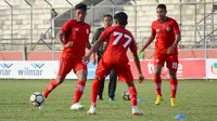 Semen Padang melawan Kalteng Putra di Stadion Tuan Pahoe, Palangkaraya, Selasa (30/10/2018). (Bola.com/Arya Sikumbang)