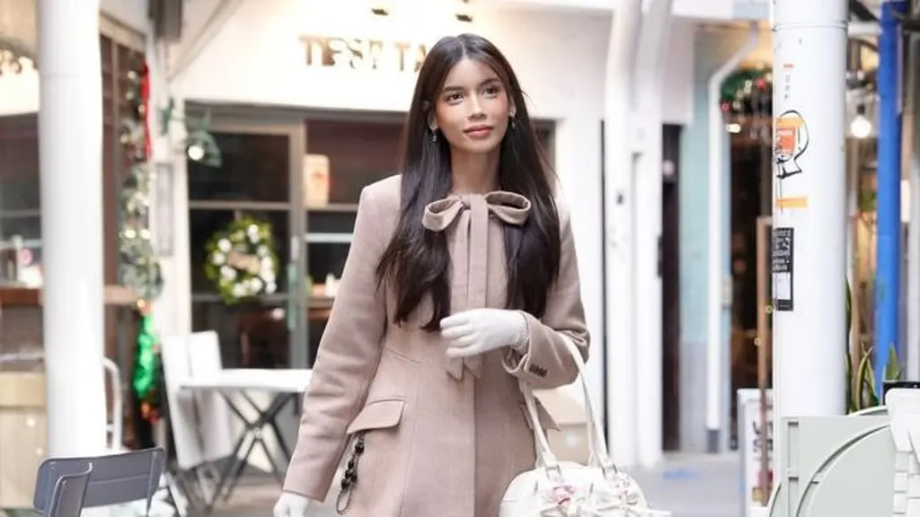 Potret Sabrina Chairunnisa Kala Berlibur di Korea (credit: instagram/sabrinachairunnisa_)