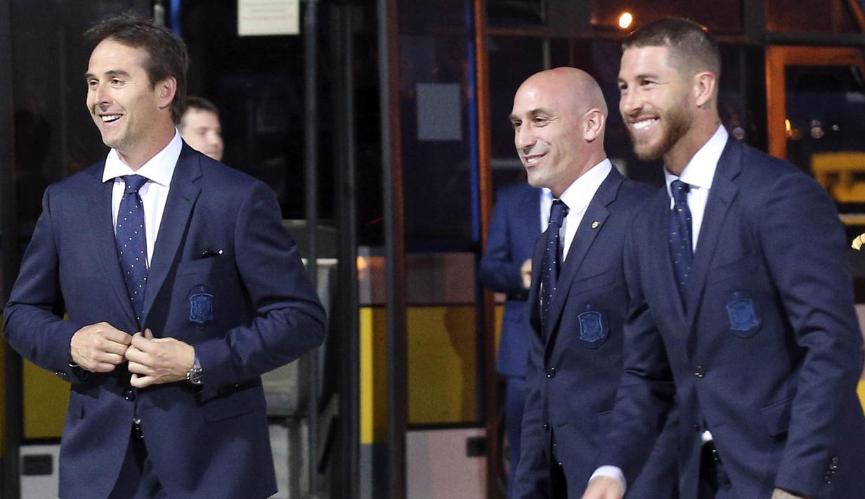 Julen Lopetegui sempat membela Real Madrid ketika masih aktif bermain. Lopetegui juga sempat menangani Real Madrid B pada 2008 hingga 2009. (AP/ Evgeny Reznik)