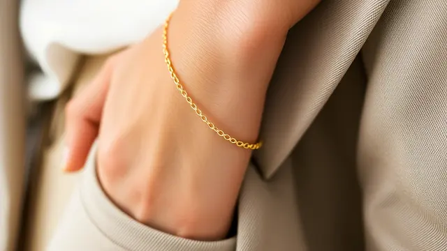 Model Gelang Emas Rantai yang Lagi Trend Model Gelang Emas Rantai Minimalis