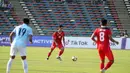 Ramadhan Sananta mencetak gol keduanya pada laga ini yang membawa Garuda Muda unggul 3-0 pada menit ke-59. Gol ini tercipta lewat aksi individu yang diakhiri tendangan kaki kiri keras yang menggetarkan gawang Myanmar. (Dok. PSSI)