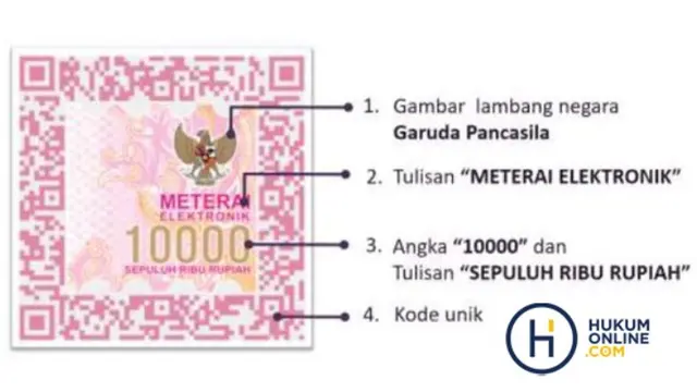Meterai Elektronik (Foto: Hukumonline)