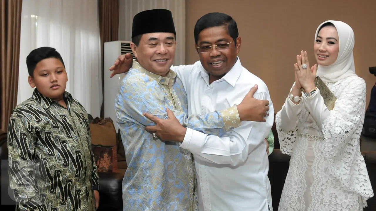 20160706-Sejumlah Pejabat Negara Hadiri Open House Ketua DPR Ade Komarudin 
