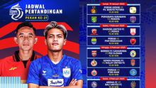 Dapatkan jadwal BRI Liga 1 2024/25 pada matchweek ke 21 di Vidio. Saksikan pemain lokal dan asing dari tim kesayangan kalian hanya di layanan OTT Vidio. (sum. doc. vidio.com)