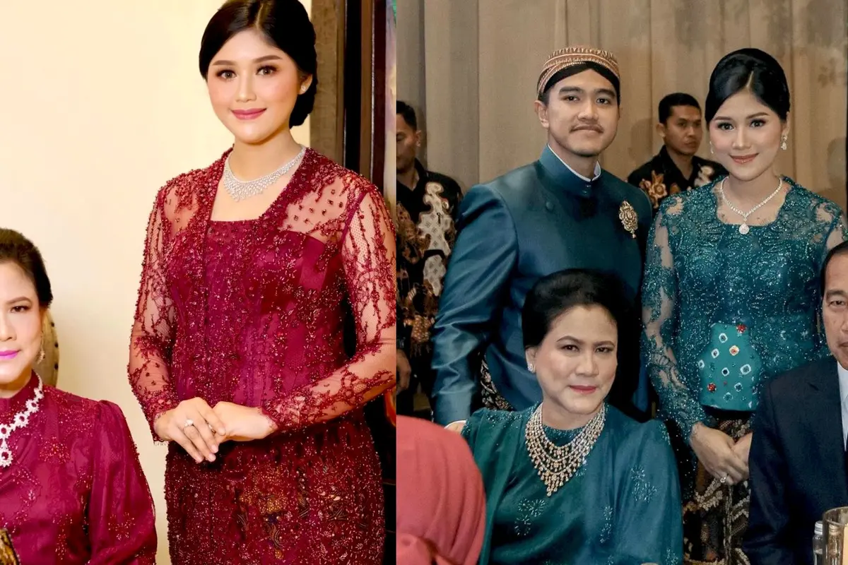 6 Adu Gaya Iriana Jokowi dan Erina Gudono Pakai Satu Set Perhiasan Mewah saat Kondangan, Siapa Paling Kinclong?