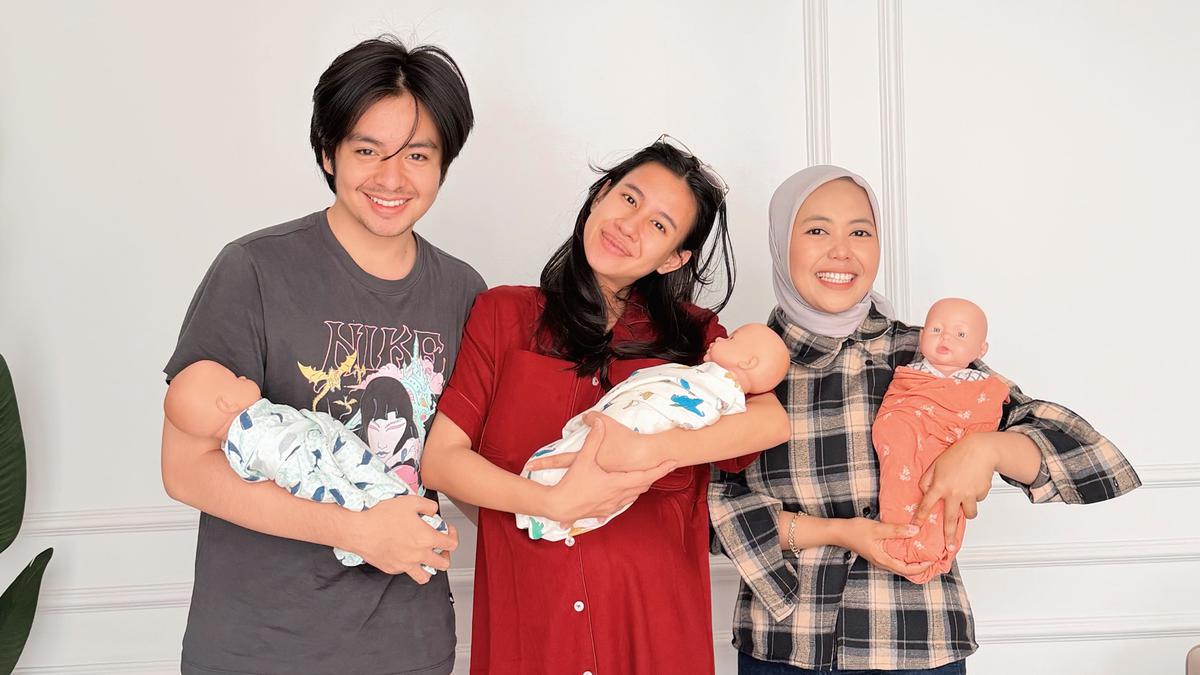 Angga Yunanda dan Shenina Cinnamon Ikut Kelas Breastfeeding dan Newborn Care, Siap Jadi Orang Tua
