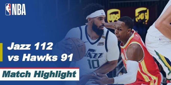 VIDEO: Highlights NBA, Utah Jazz Raih Kemenangan Melawan Atlanta Hawks