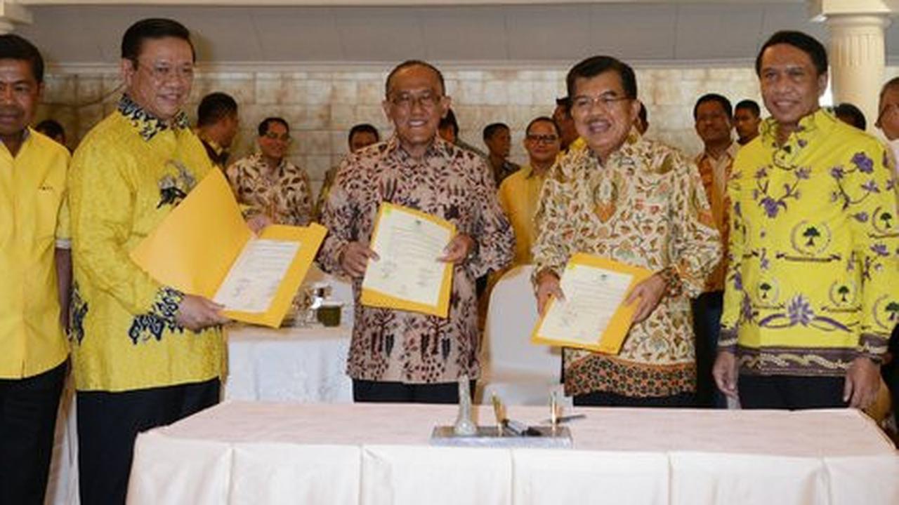 Momen-momen manis ketika Golkar rujuk