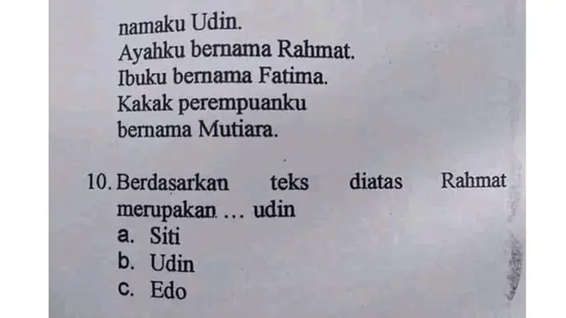 7 Soal di Buku Pelajaran Ini Absurd Banget, Bikin Murid Bingung