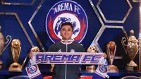 Rekrutan anyar Arema FC, Gufroni Al Ma'ruf. (Bola.com/Iwan Setiawan)