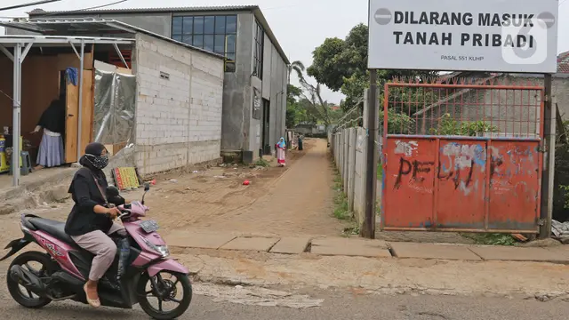 Perselihan Tanah, Akses Rumah Warga Ditutup Tembok