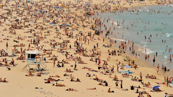 Bondi Beach, New South Wales, Australia. (FAROOQ KHAN / AFP)