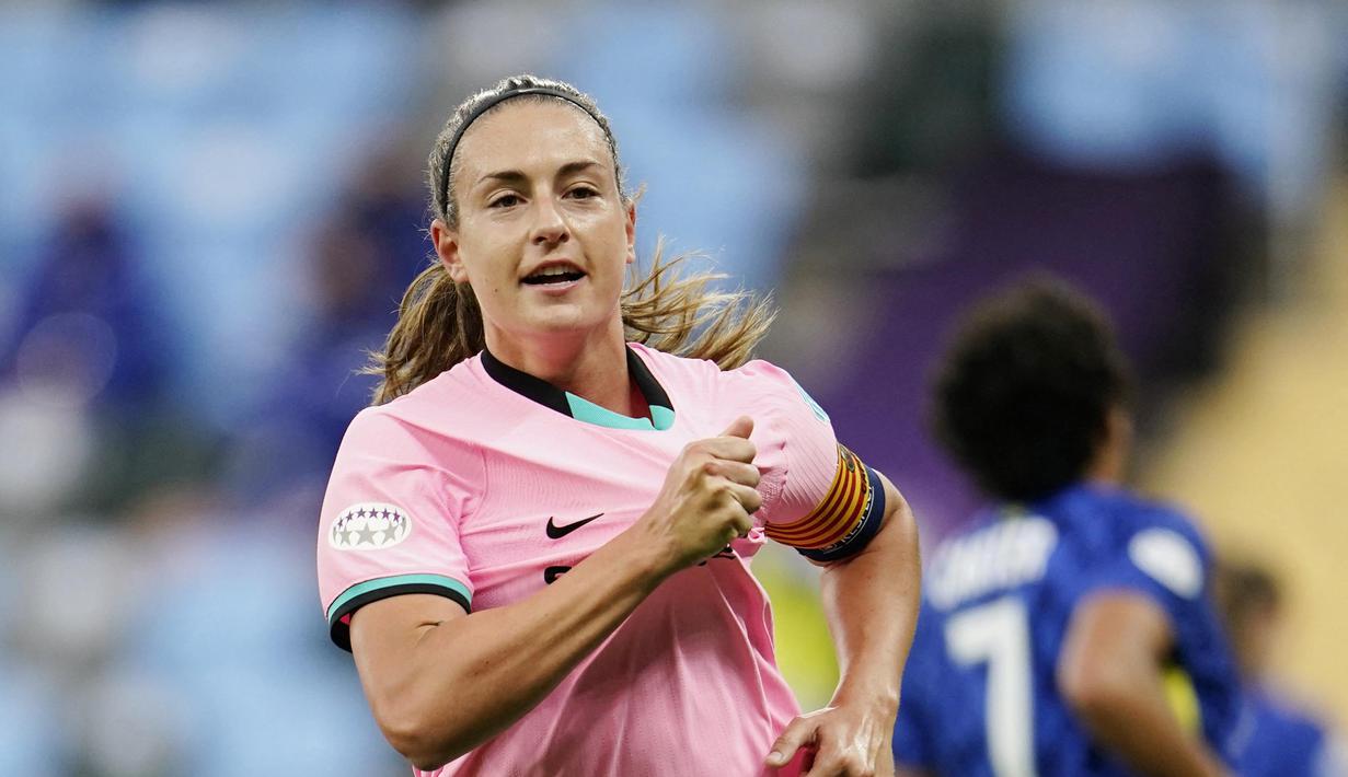 Ia juga mencetak gol saat Barcelona mengalahkan Chelsea 4-0 untuk meraih mahkota Liga Champions pertama mereka. (AFP/Bjorn Larsson Rosvall)