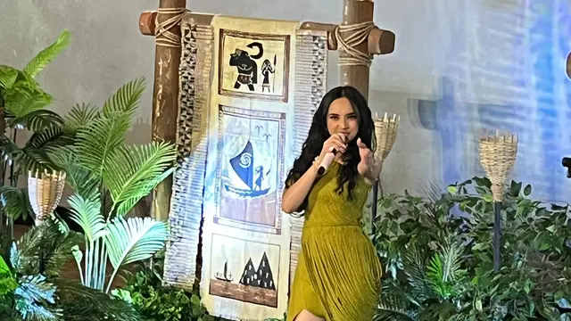 Konferensi pers film "Moana 2" bersama Lyodra digelar di Gandaria City, Jakarta Selatan (Dok/Fimela.com/Rianti Fitri Wulandari)