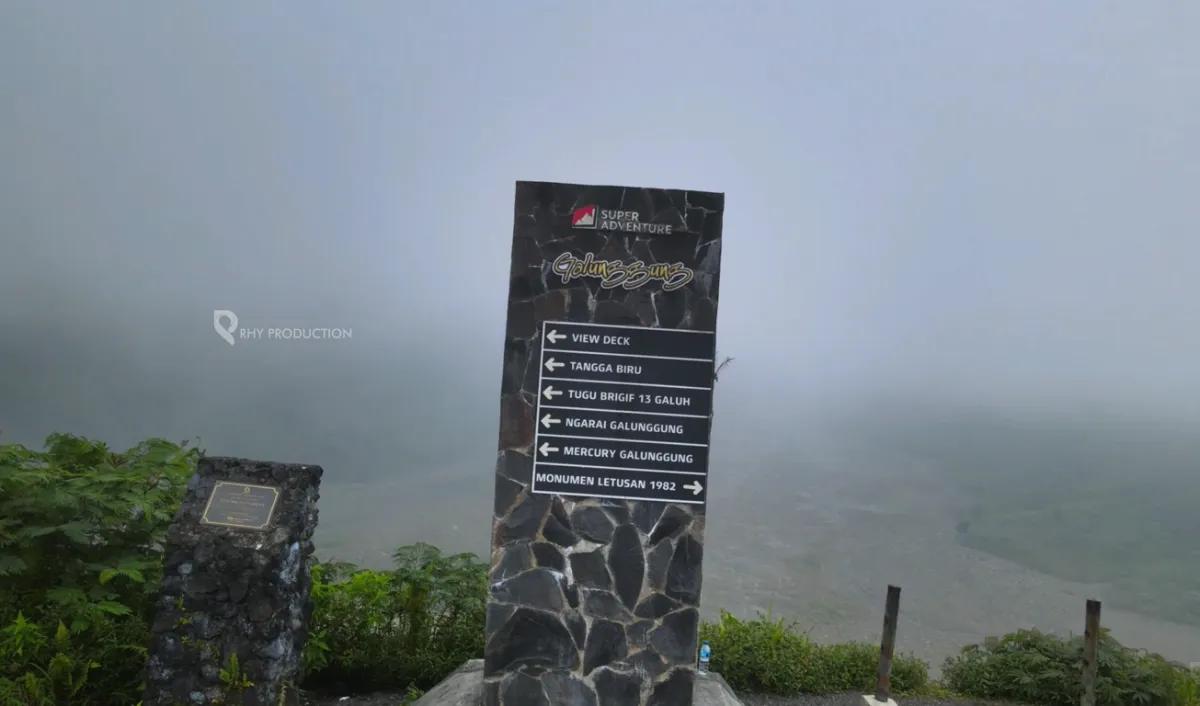 Kawah gunung beberapa kali longsor