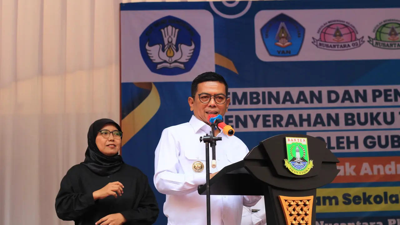 Gubernur Banten, Andra Soni resmi menutup kegiatan Masa Pengenalan Lingkungan Sekolah (MPLS), Jumat (18/7) (Istimewa)