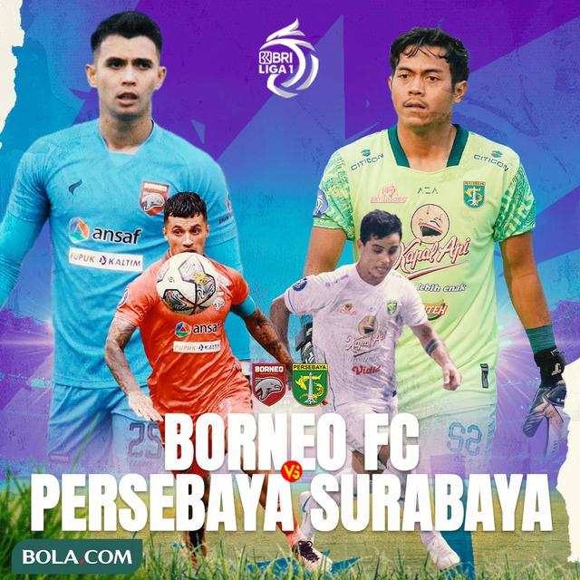 BRI Liga 1 - Duel Antarlini - Borneo FC Vs Persebaya Surabaya