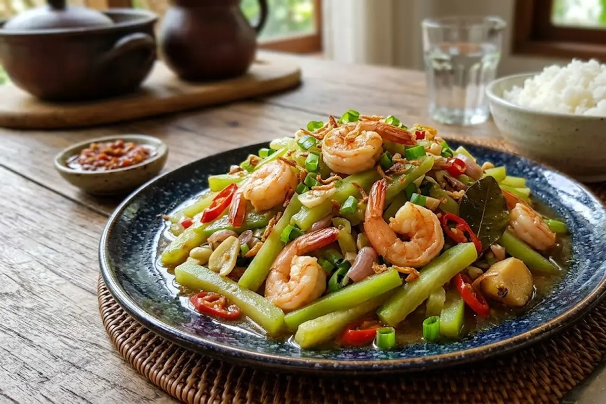 Resep Tumis Labu Siam Udang yang Sederhana